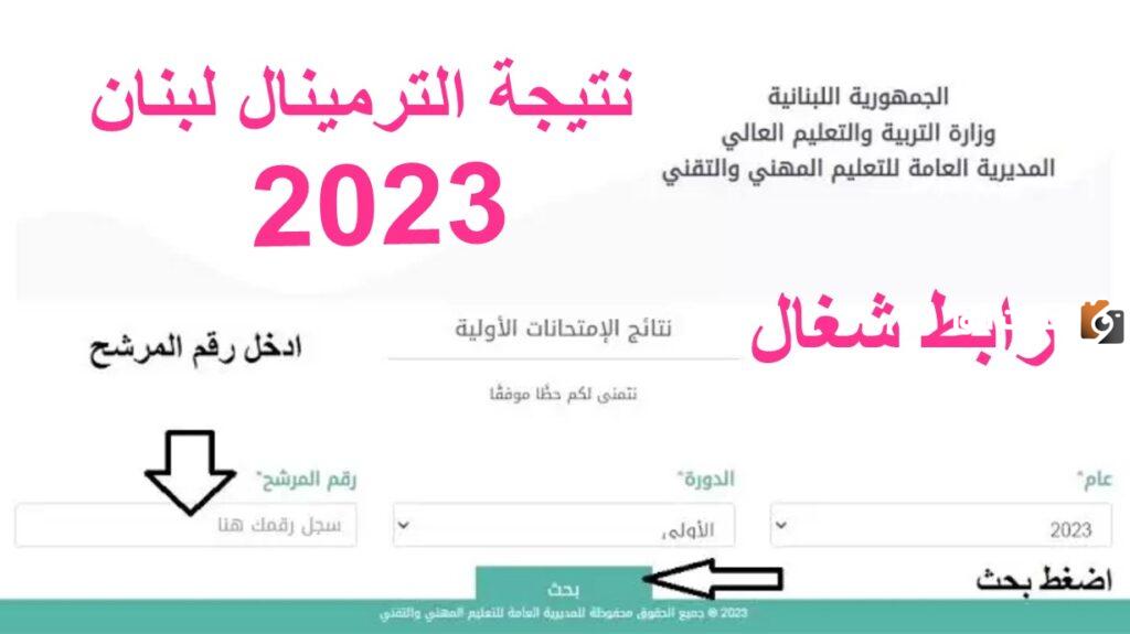 نتائج البكالوريا في لبنان 2023