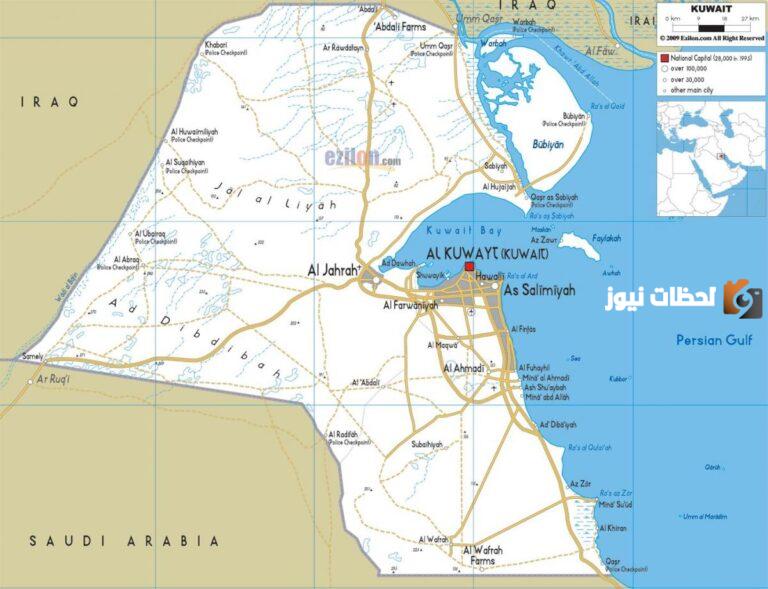 خريطة شوارع الكويت 2025