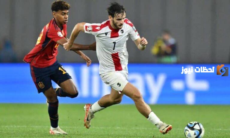 نتيجة مباراة اسبانيا وجورجيا في التصفيات المؤهلة الى يورو 2025