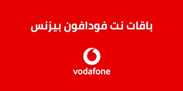 باقات نت فودافون بيزنس 2025