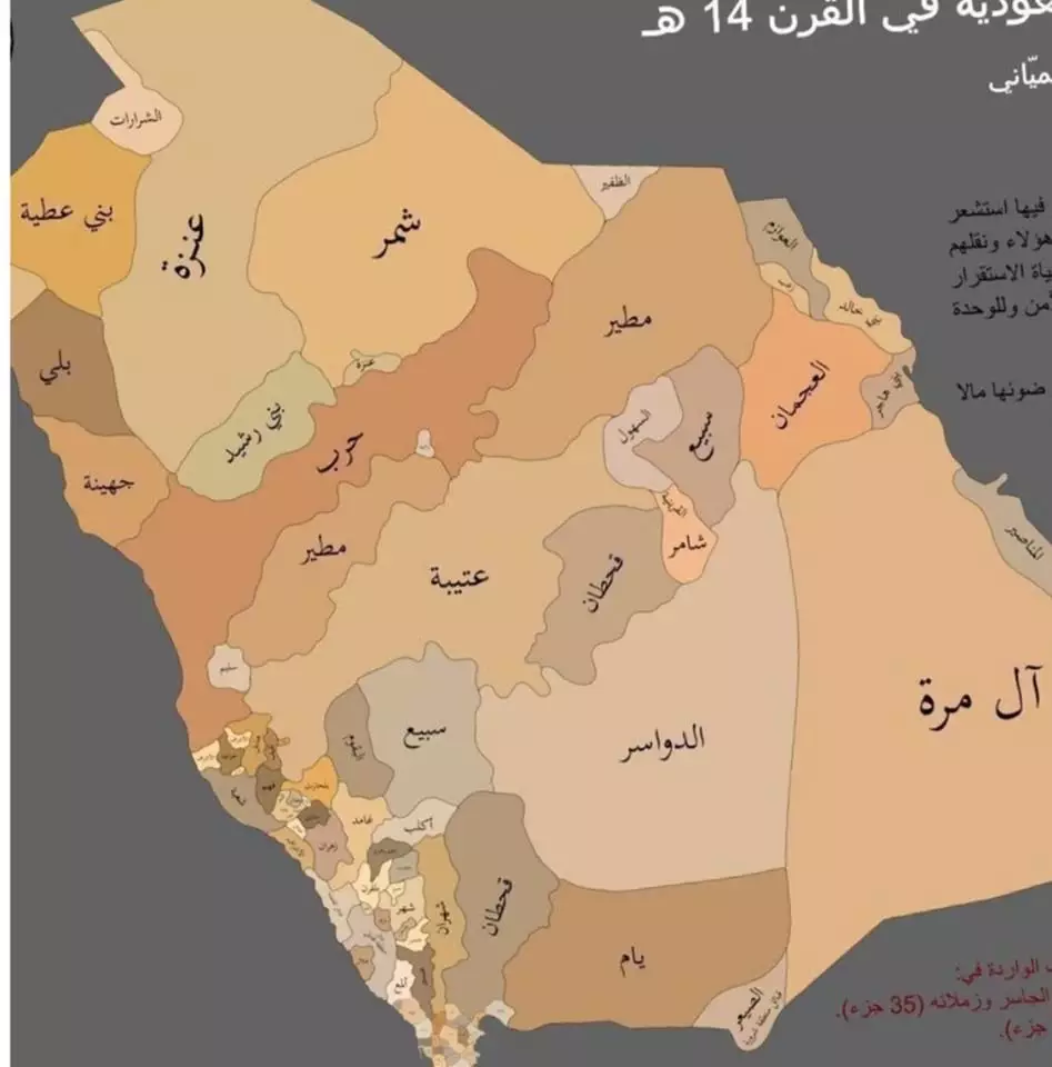 شجرة قبيلة المساعيد ونسبها وأًصلها