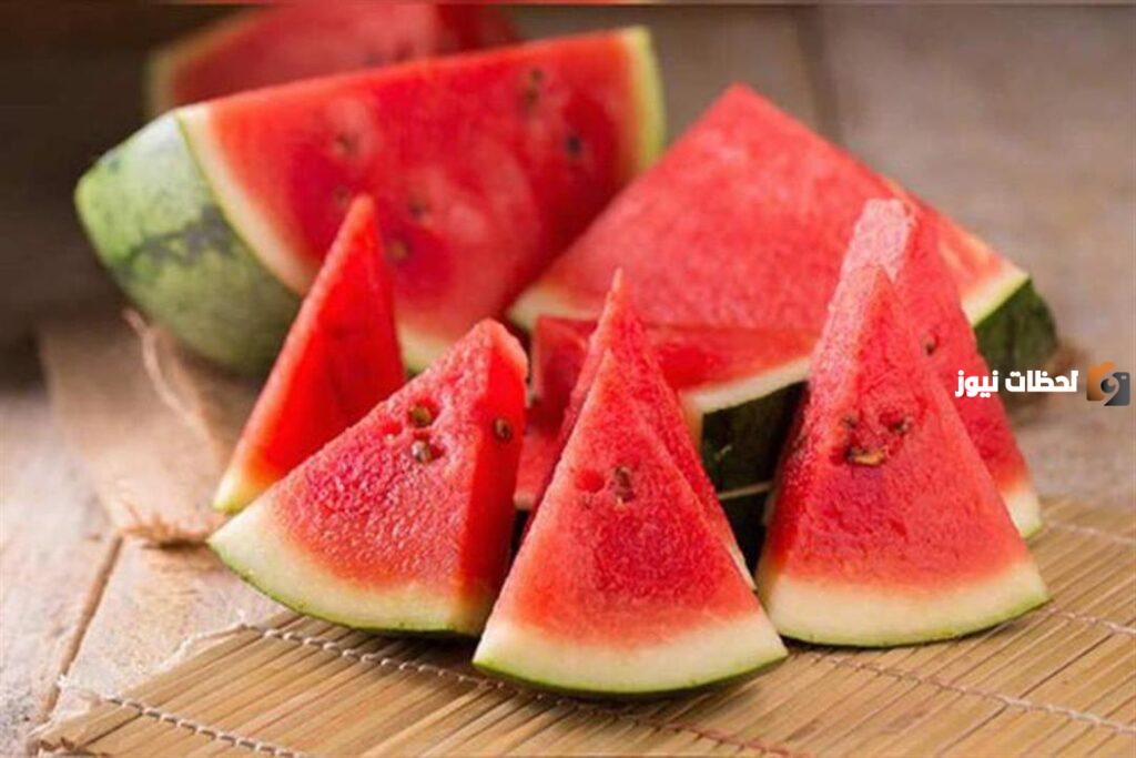 عدد السعرات الحرارية في البطيخ