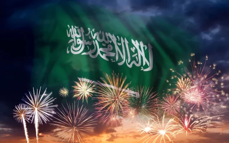 موعد الألعاب النارية في اليوم الوطني 93 1447