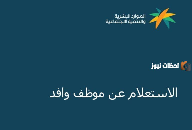 دليل خطوة بخطوة: كيفية الاستعلام عن عامل وافد من خلال موقع وزارة العمل 14475