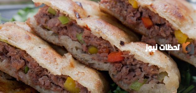 طريقة عمل الحواوشي بالعيش البلدي في الطاسة