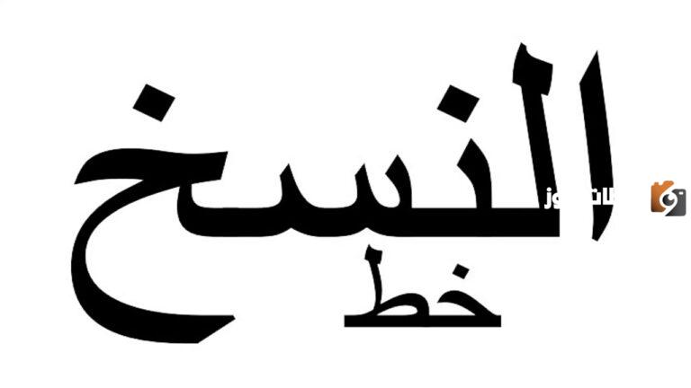 لماذا سمي خط النسخ بهذا الاسم ما هي مواصفات خط النسخ؟
