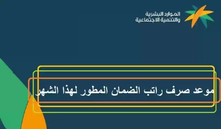 رسميا .. اليكم موعد صرف الضمان الاجتماعي المطور نوفمبر