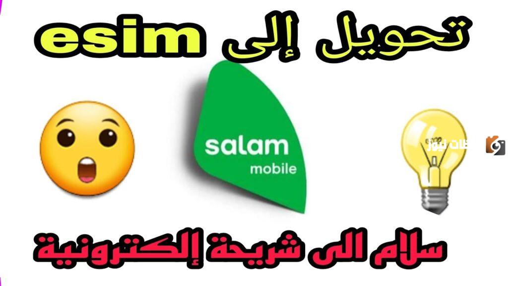 تحويل رقمي إلى سلام موبايل