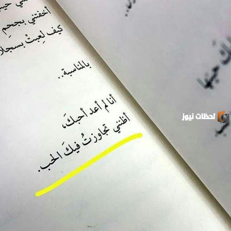 اقتباسات حب من روايات مكتوبة