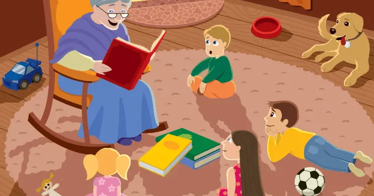 قصة الجدة الحكيمة