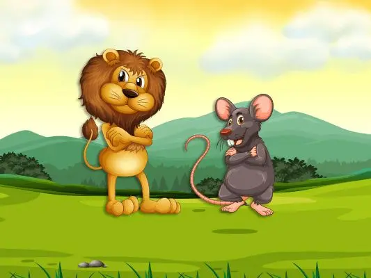 قصة الفأر و الأسد