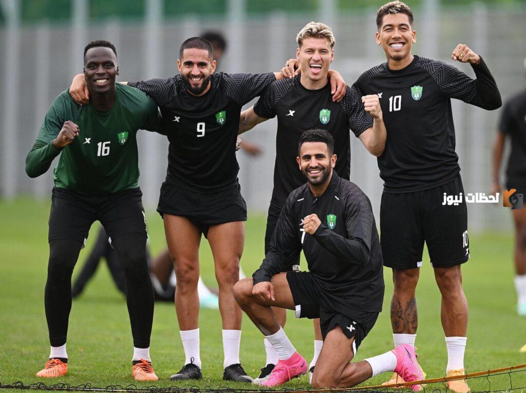 الساعات القليلة المتبقية قبل مواجهة الأهلي السعودي مع الرائد في الدوري