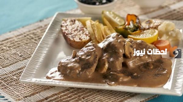 طريقة عمل صوص الأوزي الصلصة البنية على أوصولها