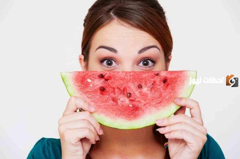 فوائد ماء البطيخ للوجه الحساس1