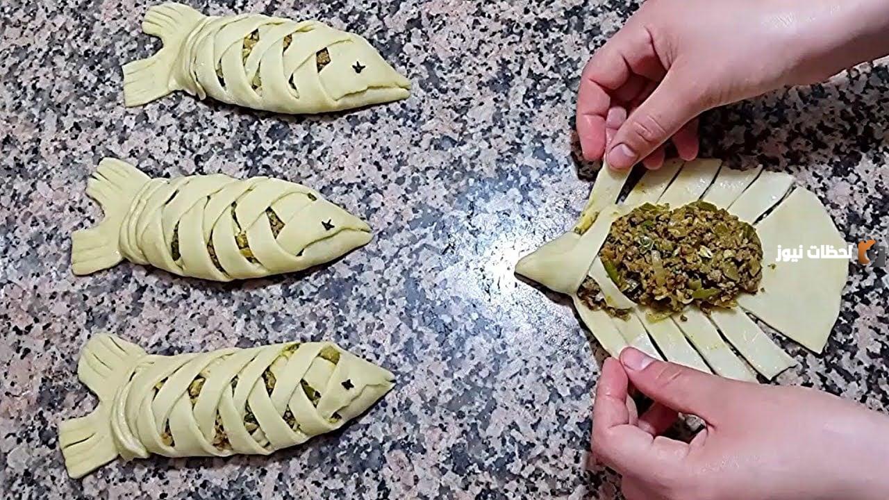 طريقة عجينة فم السمكة
