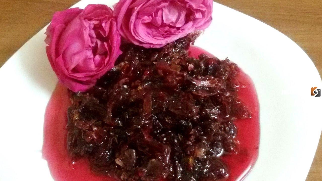 صنع مربى الورد في البيت