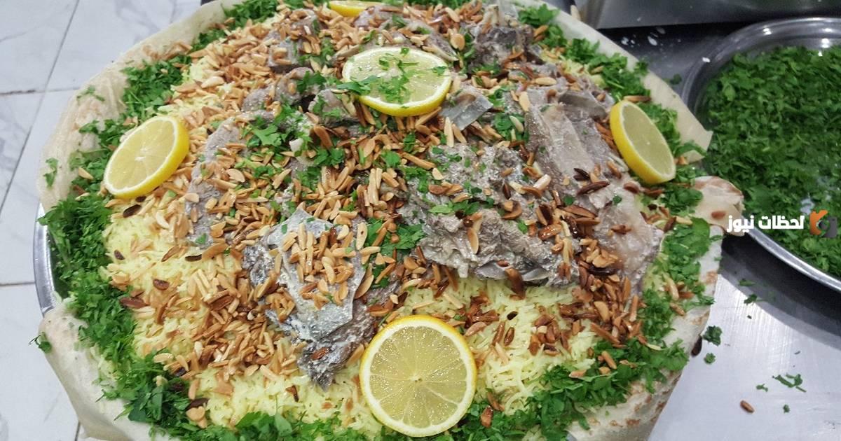 طريقة عمل المنسف الأردني بالجميد الكركي على الطريقة الأصلية النشمية.. منسف ولا أطيب ولا أشهى من هيك