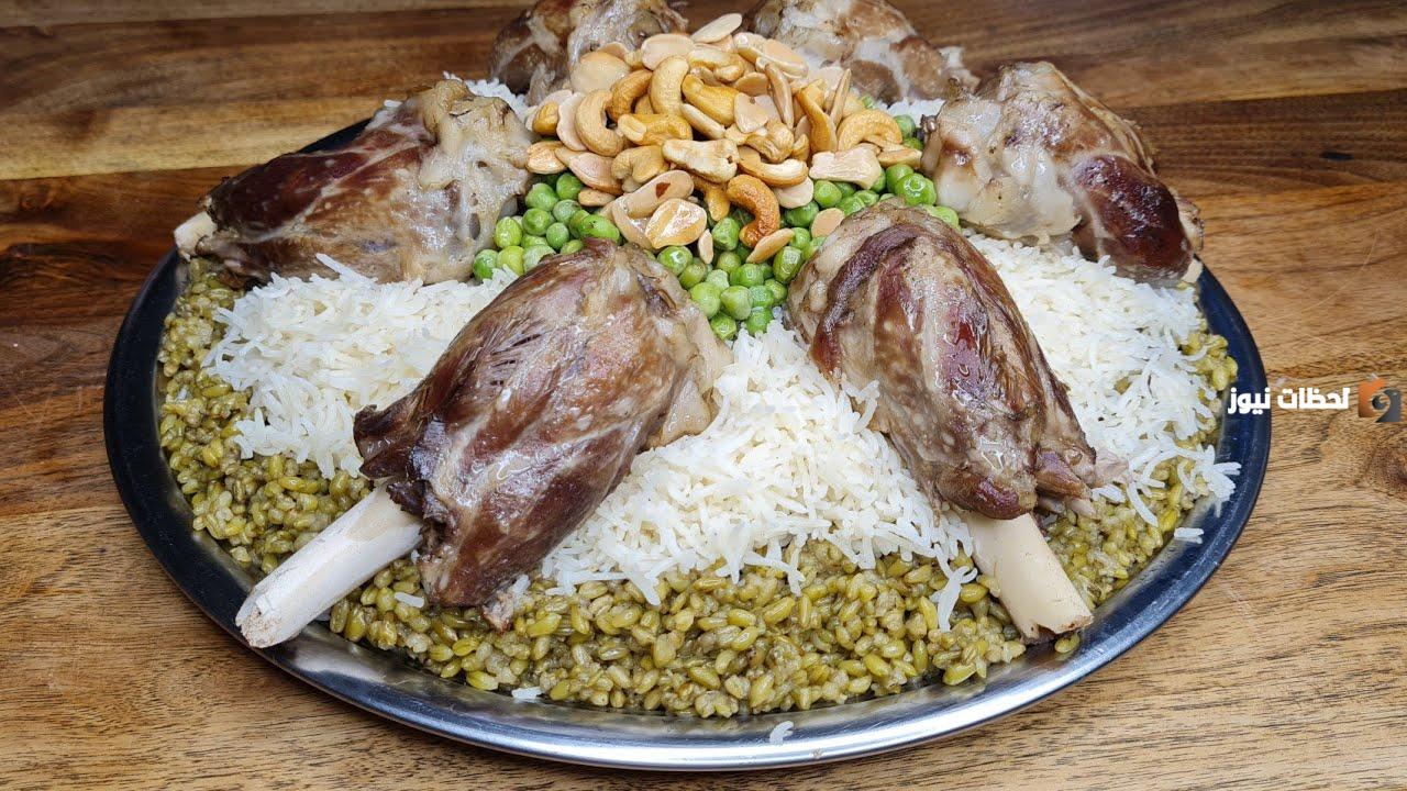 طريقة عمل المنسف الحلبي السوري
