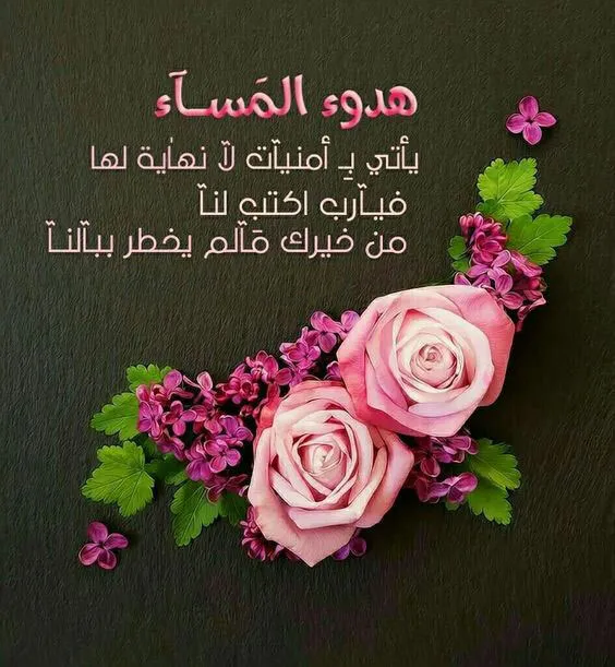  أجمل الكلام عن المساء