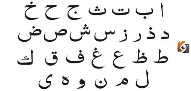  عدد الحروف الهجائية 