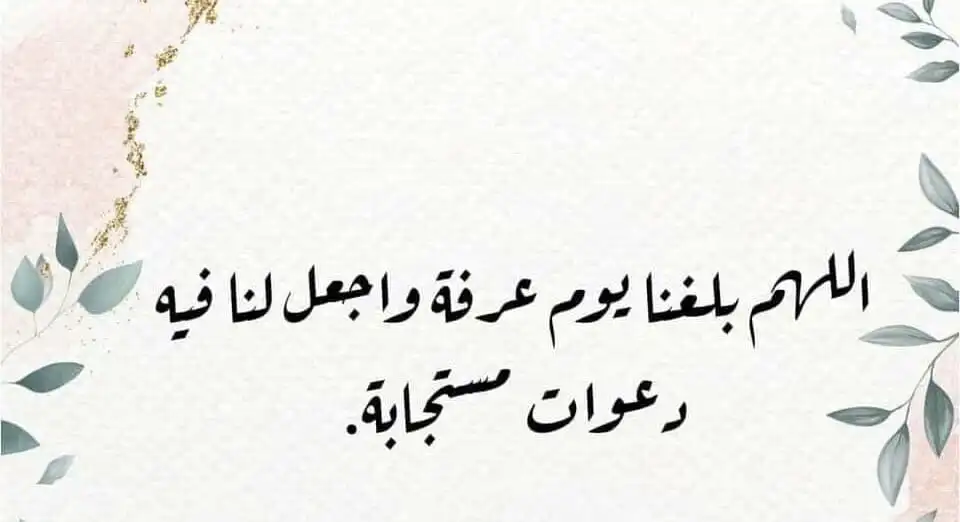  دعاء يوم عرفة لنفسي 
