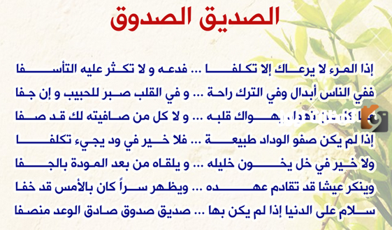 الصداقة
