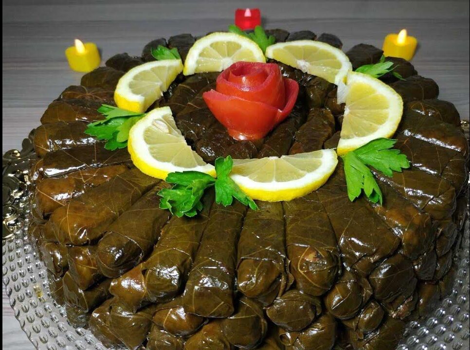 طريقة عمل اليالنجي ورق العنب الحامض