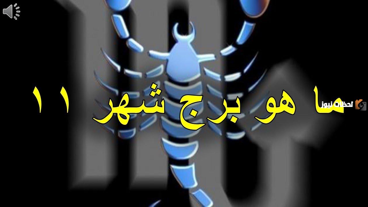 الأبراج حسب الشهر 11 ما هو؟
