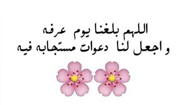أدعية وقفة عرفات