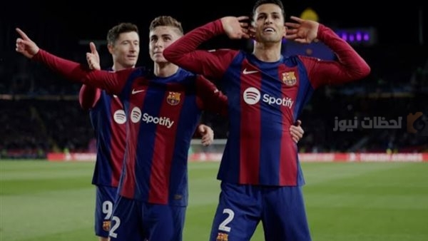 شجار بين مدافعي مايوركا بعد هدف برشلونة الثاني في الدوري الإسباني