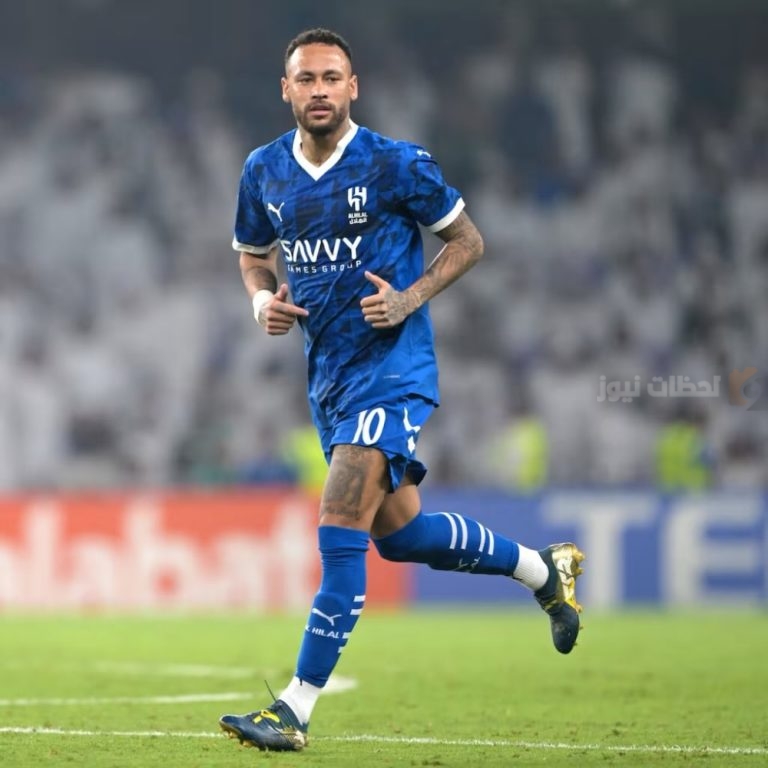 نيمار يمازح البليهي بعد هاتريك في تدريبات الهلال