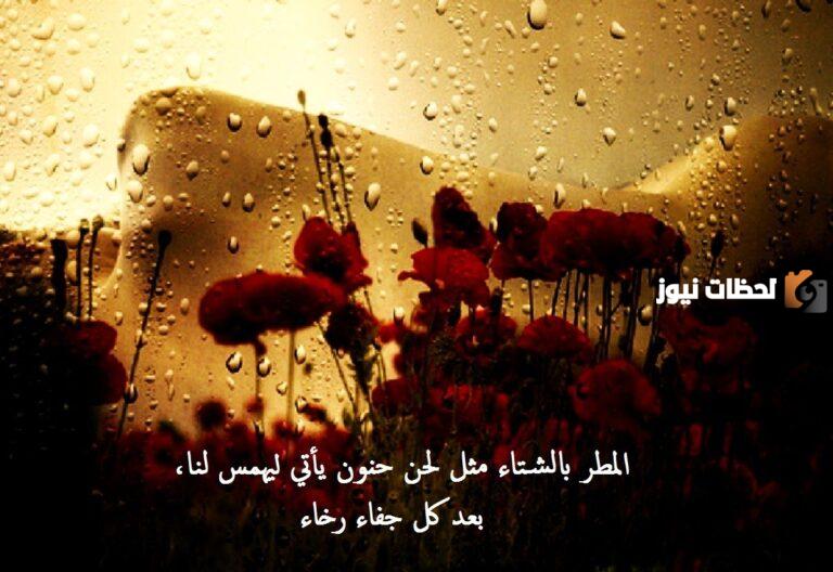 كلمات جميلة عن المطر والشتاء