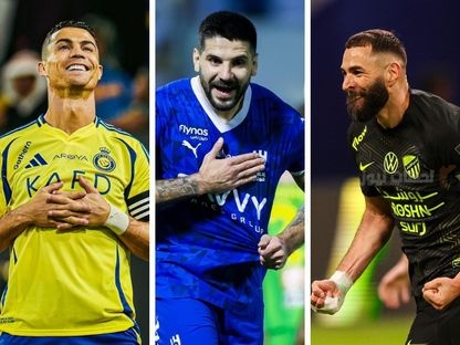 صراع الهدافين يشتعل في دوري روشن بين رونالدو وبنزيما وميتروفيتش