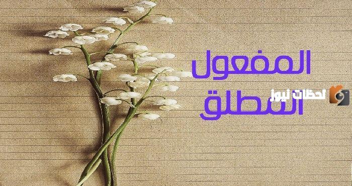 أمثلة على نائب المفعول المطلق