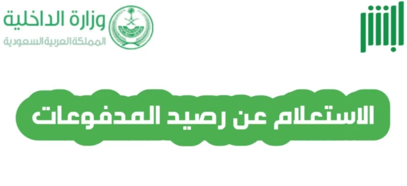 طريقة الاستعلام عن المدفوعات الحكومية