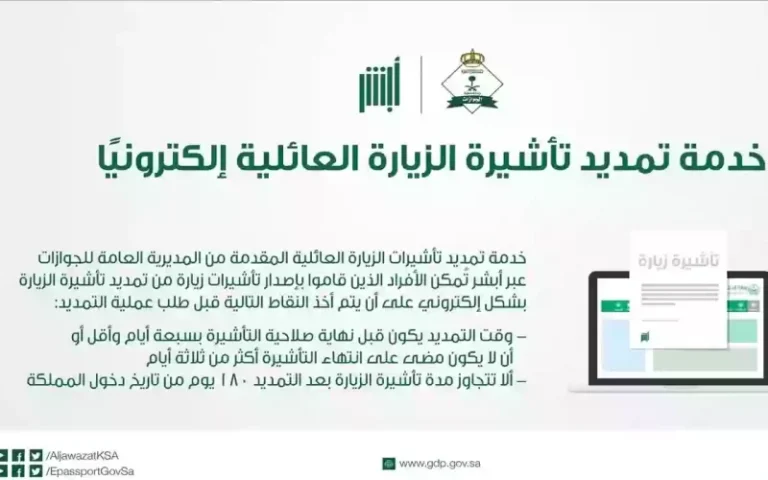 ما هي شروط تمديد التأشيرة العائلية في السعودية؟ تعرف على الشروط وطريقة التمديد من هُنــا