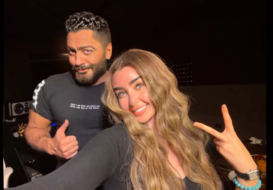 تامر حسني و هنا الزاهد
