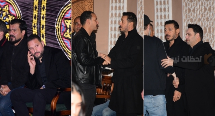 عزاء شقيق مصطفى شعبان يشهد حضور نجوم الفن والإعلام
