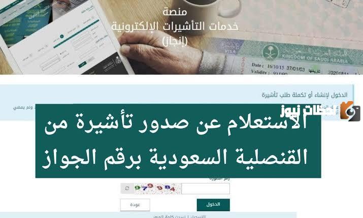 كيفية الاستعلام عن تأشيرة السعودية 2025 برقم الجواز عبر منصة التأشيرات visa.mofa.gov.sa