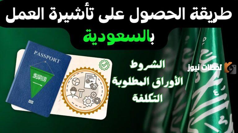 شروط الحصول على تأشيرة العمل في السعودية 2025 وطريقة التقديم
