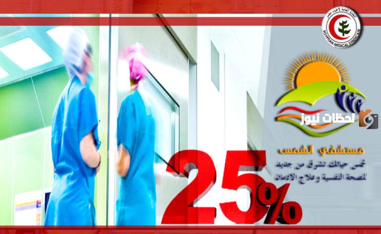 رقم مستشفى الشمس للصحة النفسية والتخصصات المتاحة بها