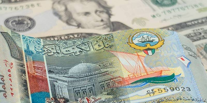 سعر الدينار الكويتي أمام الدولار الأمريكي