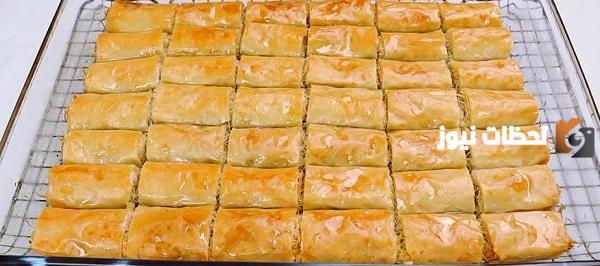طريقة عمل جلاش حلو ملفوف أصابع.. طعمه حكاية