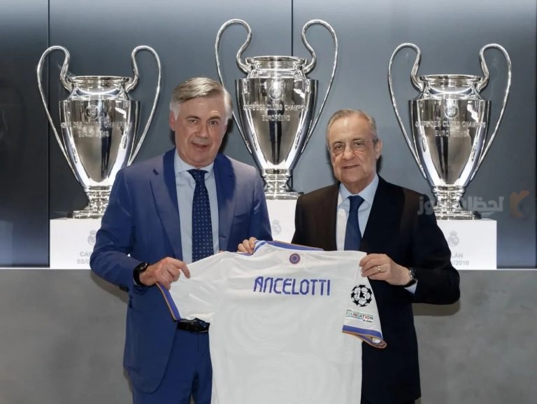 أنشيلوتي يهنئ بيريز بعيد ميلاده ويكشف عن الهدية المثالية لرئيس ريال مدريد