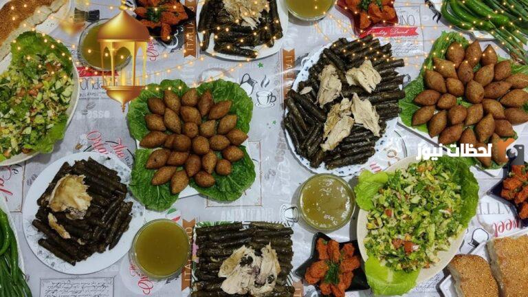 أفكار سفرة فطور رمضان لشخصين مميزة وغير تقليدية 2025