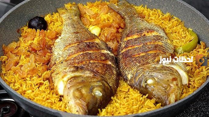 أكلة رمضانية متوارثة | طريقة عمل كبسة الكنعد على أصولها بطريقة سهلة وبسيطة جدا «مجبوس سمك الكنعد الخليجي»