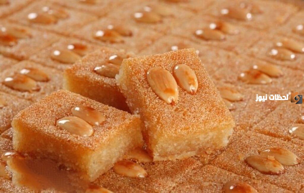 حلويات رمضانية, حلويات رمضانية سريعة, خطوات تحضير البسبوسة بالزبادي, مكونات تحضير البسبوسة بالزبادي
