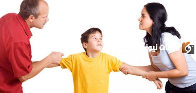 تأثير الطلاق على الأطفال