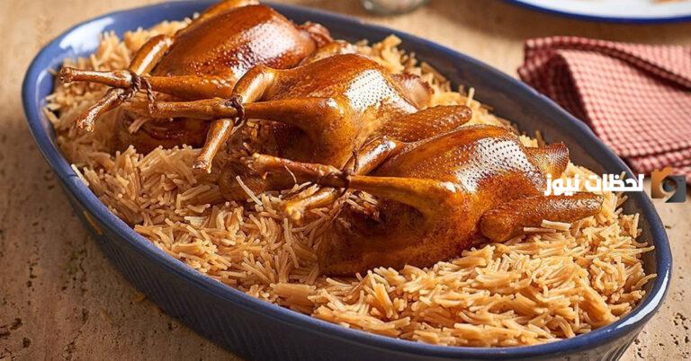 حمام محشي رز مع خلطة رهيبة زي المطاعم