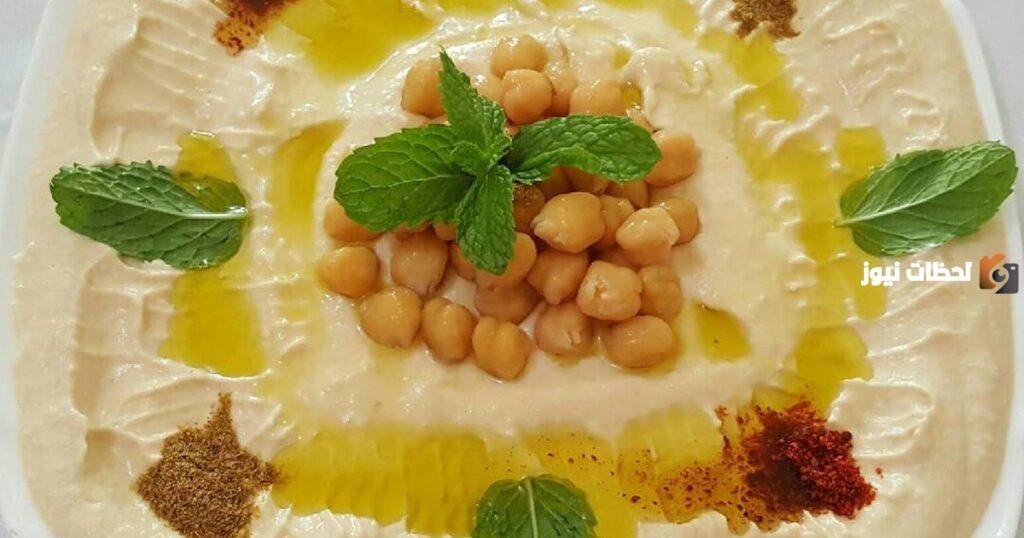 طريقة عمل مسبحة الحمص الناعم